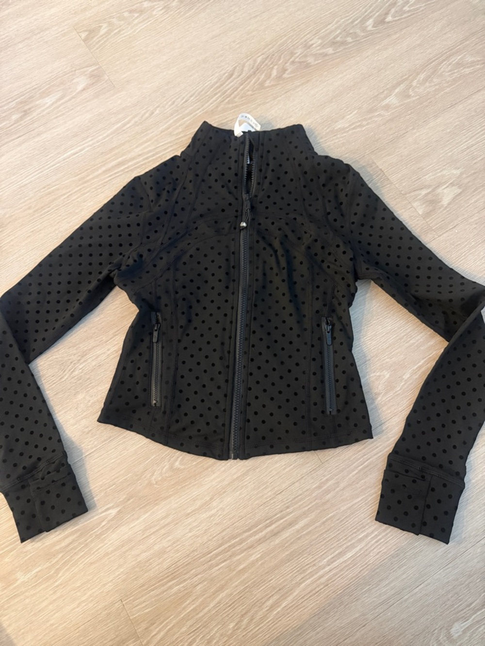 Lululemon polka dot define jacket cropped